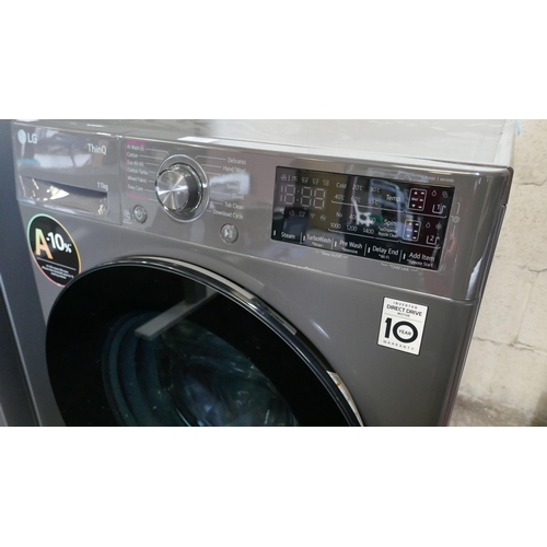 6002 - Lg 11Kg Slate Grey Washing Machine - Model F4Y511Gbla1, Original RRP £608.33 + vat (326A - 120) *Thi... 