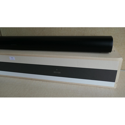 6008 - Sonos Black Arc Soundbar With Leads, Model Arcg1Uk1Blk, Original RRP £659.99 + vat (326A - 82) *This... 