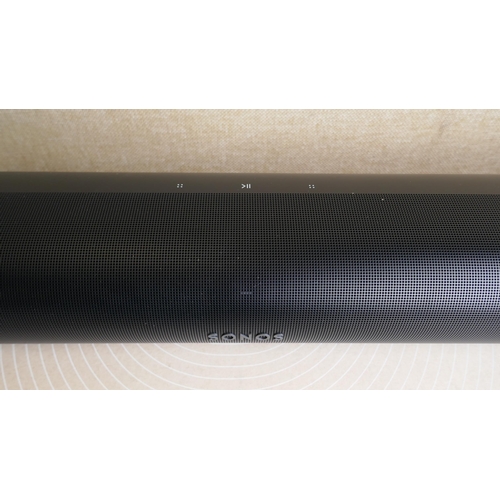 6008 - Sonos Black Arc Soundbar With Leads, Model Arcg1Uk1Blk, Original RRP £659.99 + vat (326A - 82) *This... 