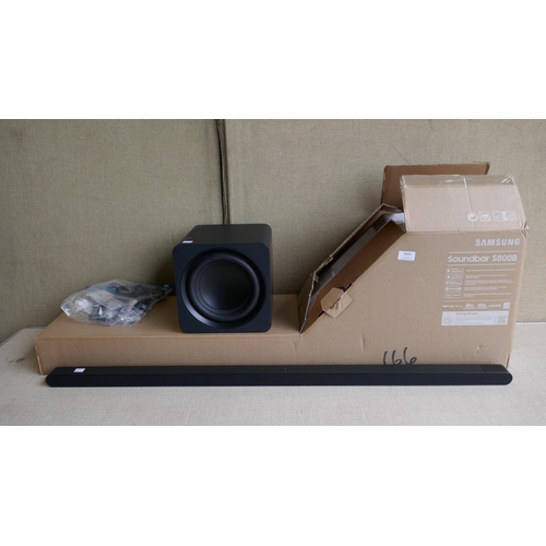 6009 - Samsung Soundbar And Sub With Remote And Leads - Model Hw-S800B/Xu , Original RRP £549.99 + vat (326... 