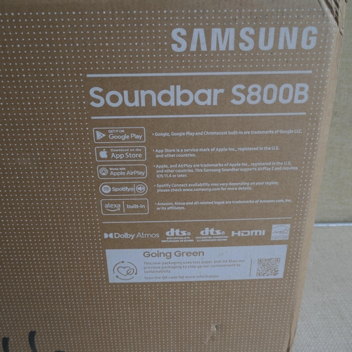 6009 - Samsung Soundbar And Sub With Remote And Leads - Model Hw-S800B/Xu , Original RRP £549.99 + vat (326... 