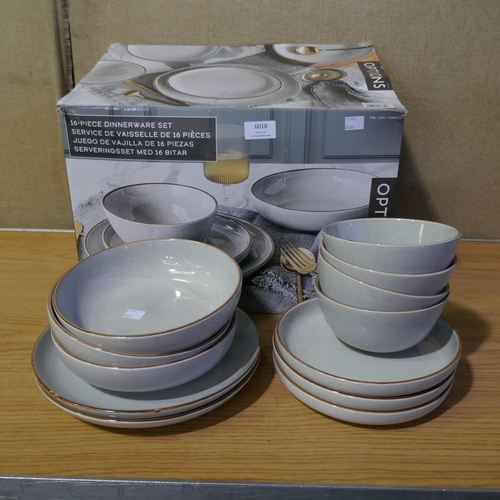 6018 - Options Stoneware Dinner Set  (326A - 146) *This lot is subject to VAT