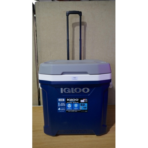 6022 - Igloo 62Qt  Wheeled Cooler  (326A - 145) *This lot is subject to VAT