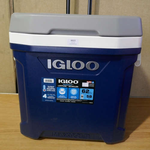 6022 - Igloo 62Qt  Wheeled Cooler  (326A - 145) *This lot is subject to VAT