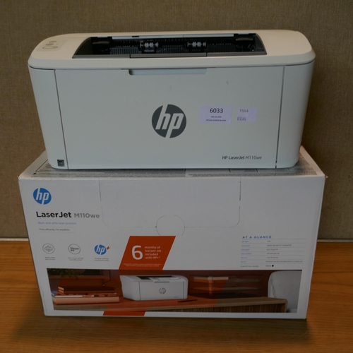 6033 - Hp Laserjet M110We Printer (326A - 48) *This lot is subject to VAT