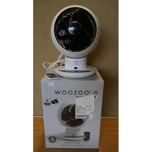 6043 - Iris Woozoo Desk Fan With Remote (326A - 52) *This lot is subject to VAT