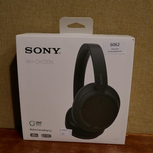 6062 - Sony Wireless Headphones - Model Whch720Nb   (325-456) This lot is subject to vat