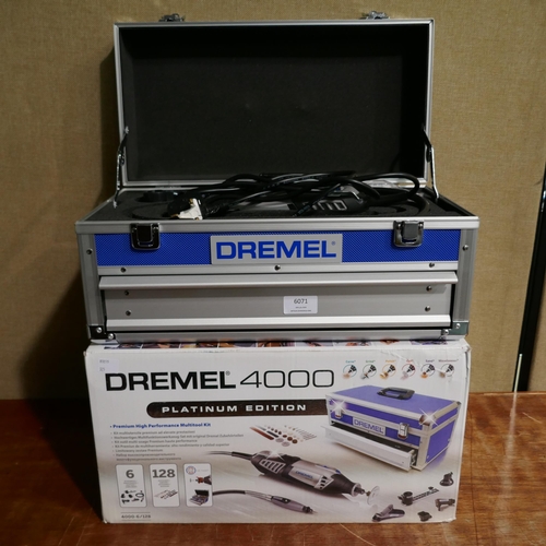 6071 - Dremel 4000-6 Platinum Edition (325-334) This lot is subject to vat