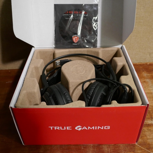 6081 - Msi Gaming Headset - Model Ds502 (326A - 169) *This lot is subject to VAT