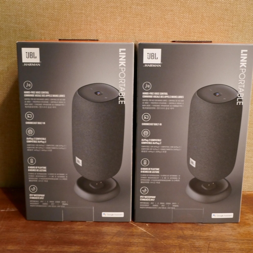 6093 - 2x Jbl Link Portable Speakers (326A - 134) *This lot is subject to VAT