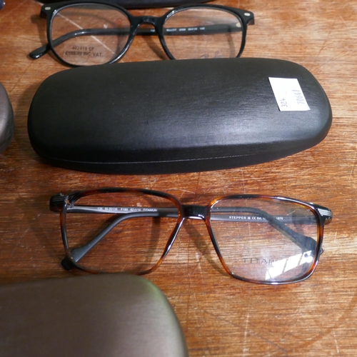 6098 - 5x Mixed pairs of glasses including Stepper and Zoffani, Rayban Black Plastic Glasses (All Damaged),... 