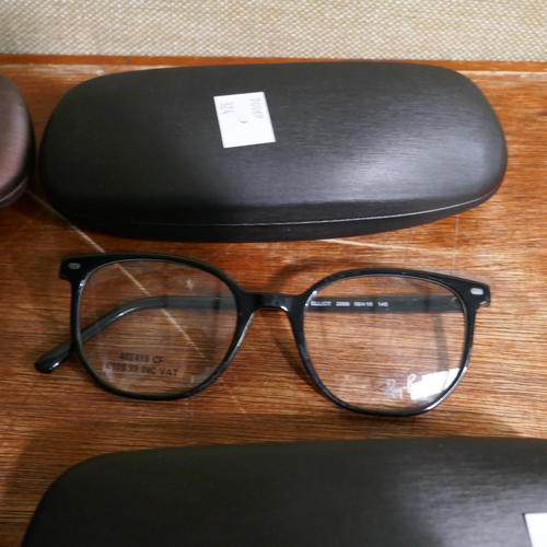 6098 - 5x Mixed pairs of glasses including Stepper and Zoffani, Rayban Black Plastic Glasses (All Damaged),... 