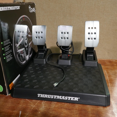 6101 - Xbox T-248 Thrustmaster Racing Wheel And Pedals, Original RRP £199.99 + vat  (326A - 76) *This lot i... 