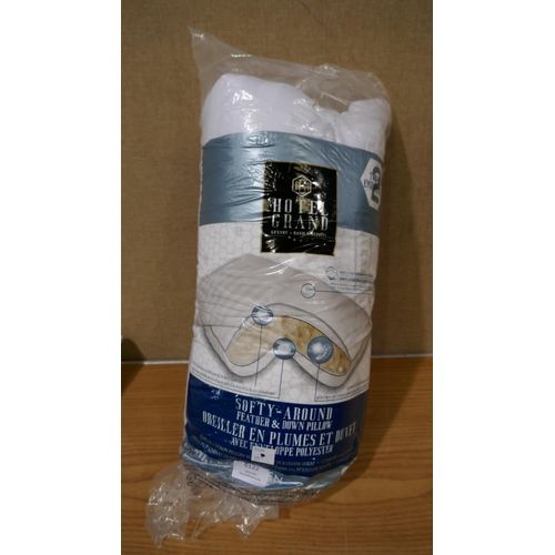 6122 - 2x Hotel Grand Down Roll Jumbo Pillows      (325-288) This lot is subject to vat