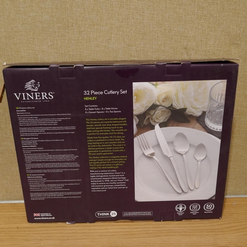 6139 - Viners Henley Cutlery Set - Incomplete  (325-360) This lot is subject to vat