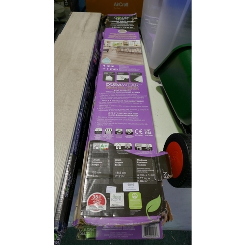 6046 - 3 Packs Of Oyster Vinyl Flooring (326A - 31-33) *This lot is subject to VAT