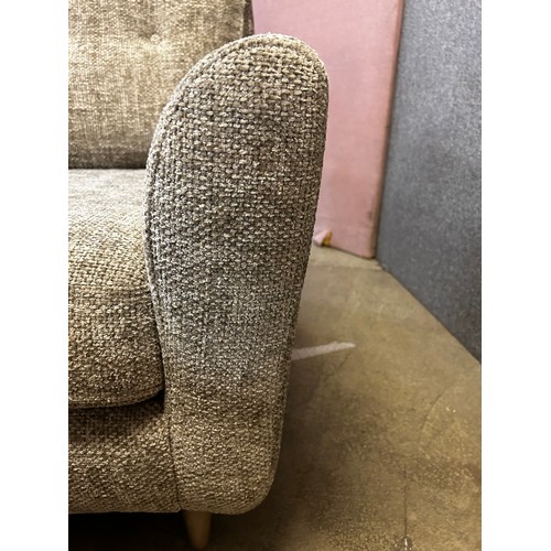 1548 - A grey hopsack armchair