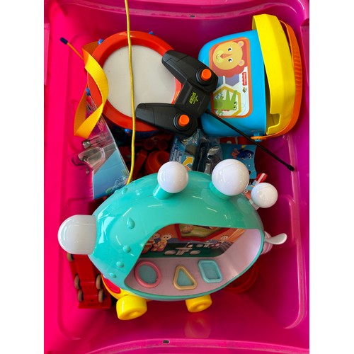 2372 - A large assortment of miscellaneous items including a selection of plastic dinosaur toys, a Natural ... 