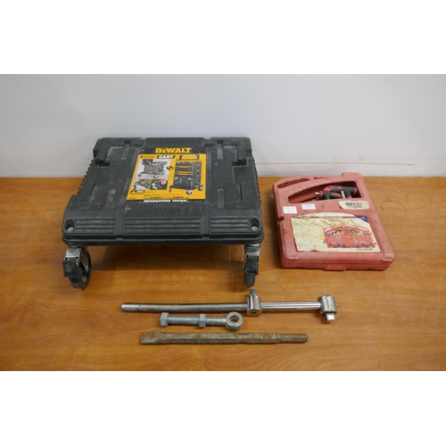 2002 - A DeWalt T-STAK cart, a UTC offset screwdriver set, a socket wrench and towing eye