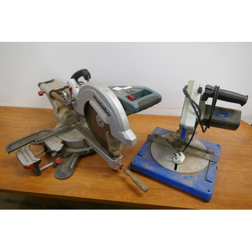 2003 - A Metabo KGS305M, 240V sliding mitre saw and a Nu-tool MS-200, 230V compound mitre saw