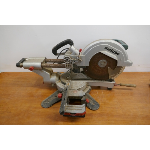 2003 - A Metabo KGS305M, 240V sliding mitre saw and a Nu-tool MS-200, 230V compound mitre saw