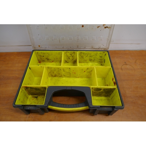 2005 - Three empty Stanley tool organiser trays