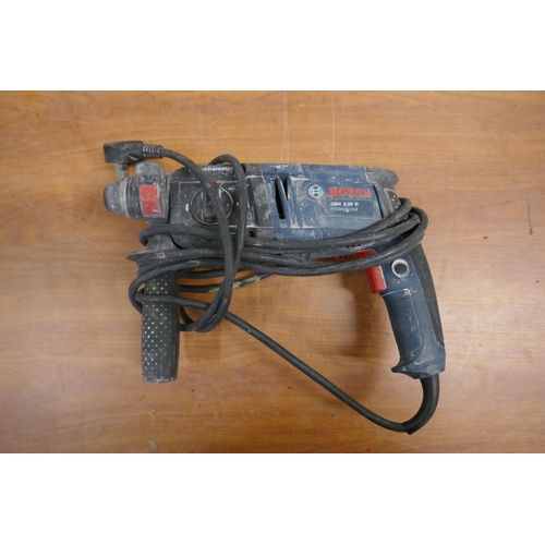 2027 - 2 Bosch power tools - a Bosch GBH 2-20D Professional hammer drill, 220-240V and a Bosch UBH4126-2DS,... 