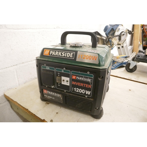 2031 - A Parkside PGI 1200 A1 1200W inverter generator