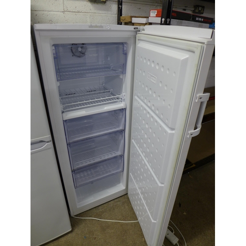 2095 - A Beko model TZ6051W fast freeze free standing 6-section tower freezer