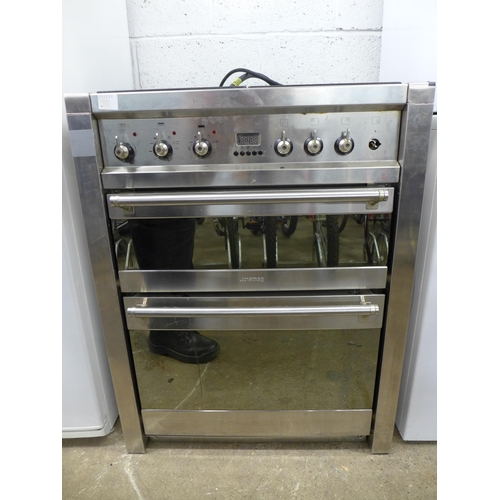 2103 - A Smeg model A42 Classic dual fuel double oven and 4 burner gas hob