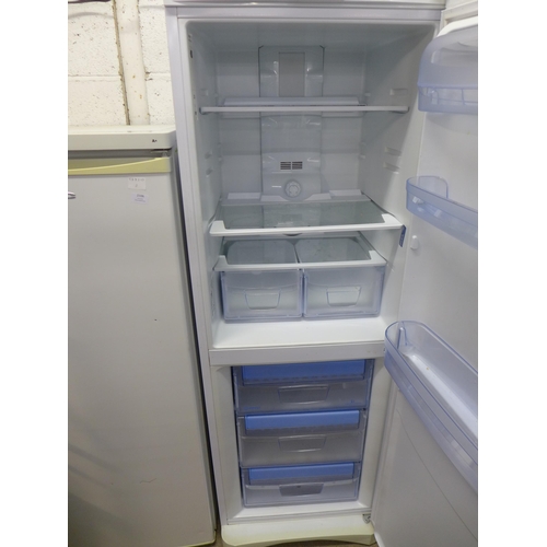 2105 - An Indesit BAN 12NF Total no frost, freestanding 50/50 fridge freezer