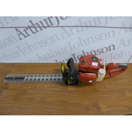 2153 - A Sovereign petrol powered hedge cutter and a Qualcast electric Hedge Master hedge cutter