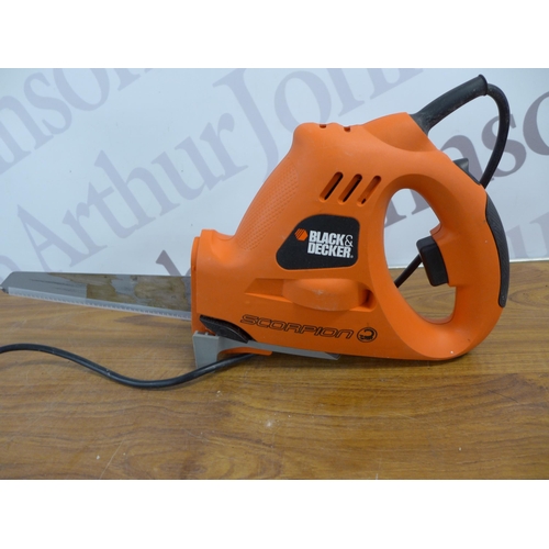 2154 - A McCulloch PM480 petrol driven chainsaw and a Black & Decker KS890ECN. 230V, 400W scorpion saw