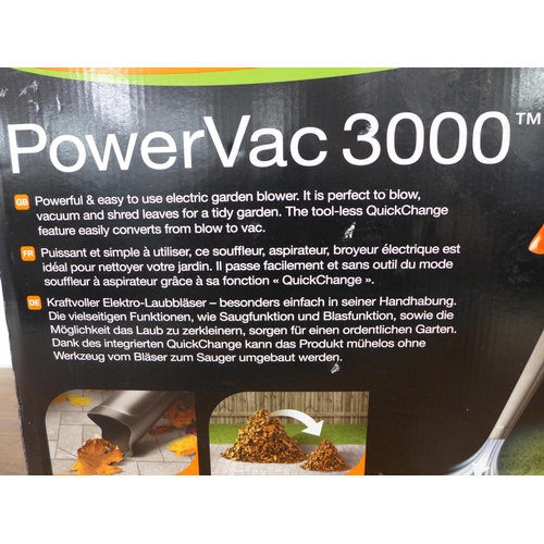 2157 - A Flymo Powervac 3000, 3 in 1 blower/vacuum/shredder