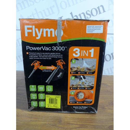 2157 - A Flymo Powervac 3000, 3 in 1 blower/vacuum/shredder