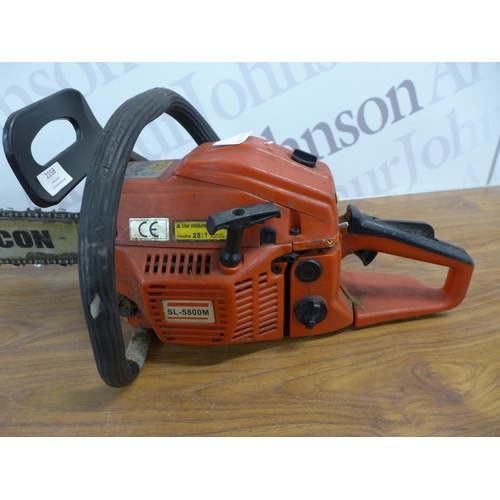 2158 - A Falcon SL-5800m petrol driven chainsaw