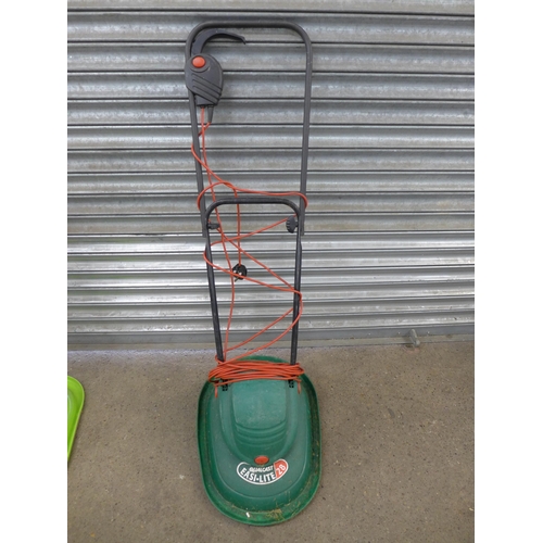 2183 - A Gardenline 1000W, 240V hover lawn mower and a Qualcast Easi-Lite 28 electric hover lawn mower