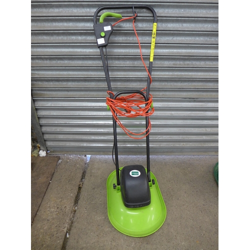 2183 - A Gardenline 1000W, 240V hover lawn mower and a Qualcast Easi-Lite 28 electric hover lawn mower