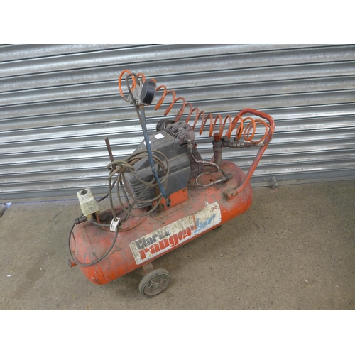 2185 - A Clarke Ranger air, 50 litre air compressor