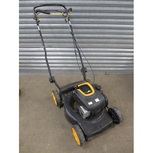 2187 - A McCulloch M46-140R petrol driven lawnmower with a Briggs and Stratton engine and collection bag an... 