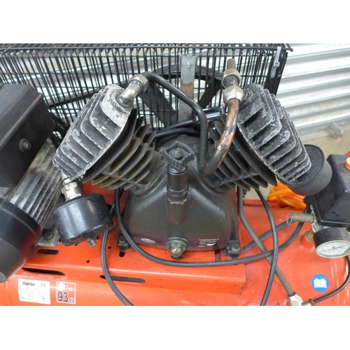 2197 - A Clarke Air Racer 55 litre air compressor