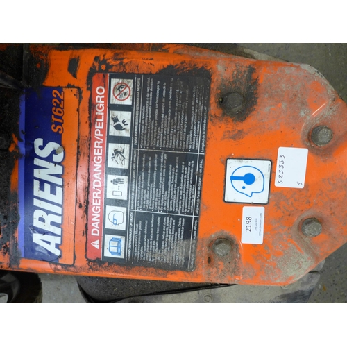 2198 - An Ariens ST622 6.0HP petrol driven walk behind strimmer