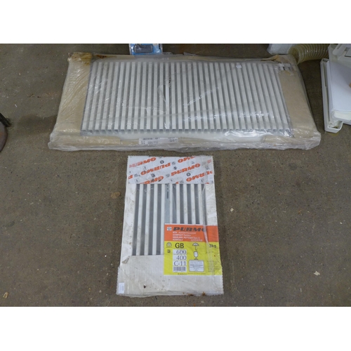 2223 - 2 radiators - a Purmo NTK compact radiator and 1 other