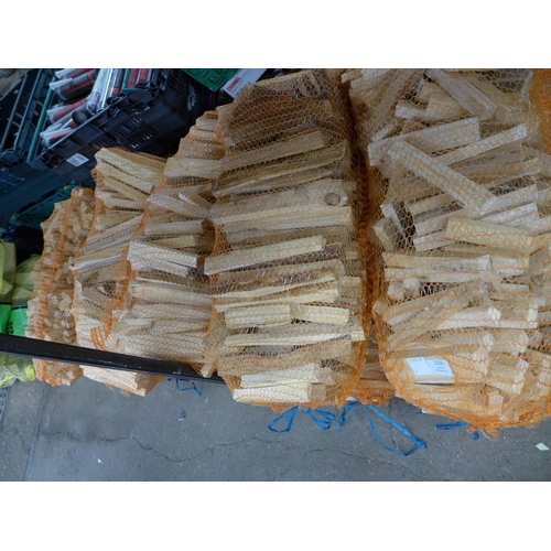 2226 - Ten bags of kiln dried kindling wood