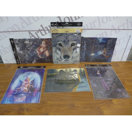 2238 - 75 3D illusion lenticular prints including animals, children's TV programmes, Gothic, fantasy and re... 