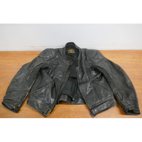 2264 - A JTS leather bikers jacket