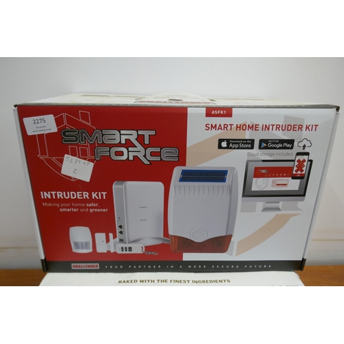 2275 - A Smart Force Smart Home intruder kit with a box of sensors