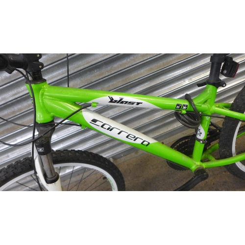 2121 - An aluminium framed Carrera Blast junior sized bicycle and electric Razor scooter