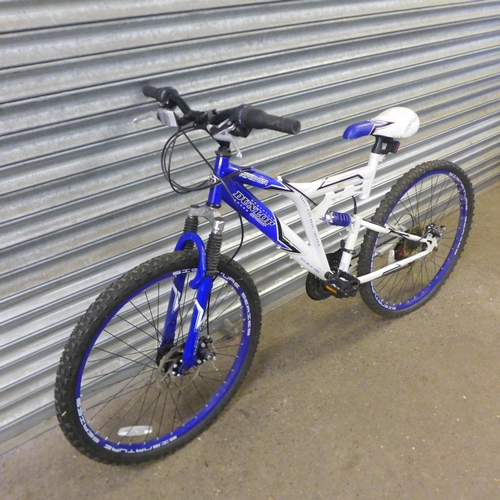 2127 - A Dunlop series sport all terrain full suspension mountain bike with disc brakes