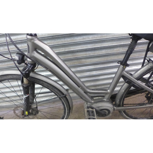 2129 - A Moustache X6 alloy, front suspension electric bike powered by Bosch battery and motorised crank wi... 